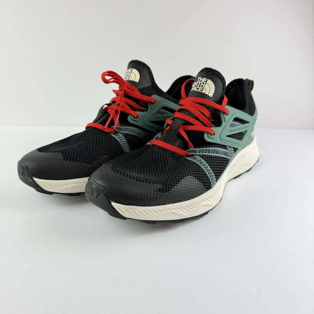 THE NORTH FACE Oxeye Tech Trail Running Shoes Men's Size 10.5 High‎ Rise Grey
